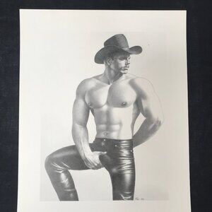 Tom of Finland 8 x 10 Print from the "California '84" Series Cowboy